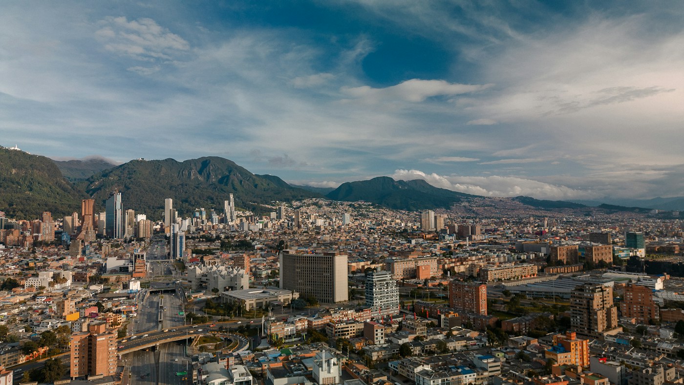 Bogotá vista desde los cerros